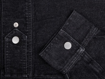 Куртка джинсовая O1, черная