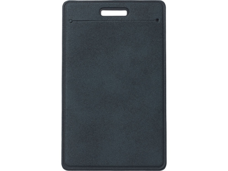 Вертикальный чехол для пропуска из экокожи "Alicante", темно-синий