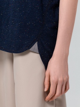 Футболка унисекс Kosmos 1.0, синий меланж