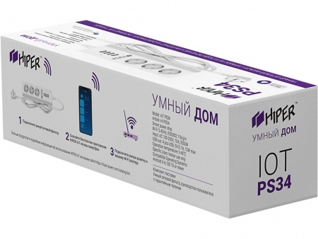 Умный сетевой фильтр HIPER IoT PS34