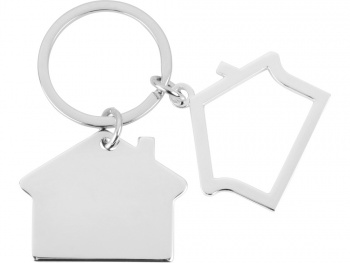 Брелок "Избушка", серебристый (Р)