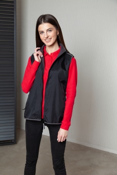 Жилет женский STAN таффета 210T, 65, 24WN, Красный,  (14)  (48/L)