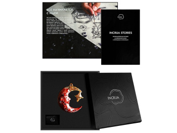 Елочные игрушки (Полумесяц) Гранат