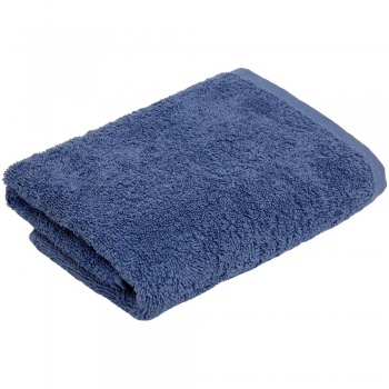 Полотенце махровое «Кронос», среднее, синее (дельфинное)