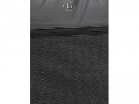 Сумка спортивная BUGATTI Universum 15'', графитовая, полиэстер меланж/тарпаулин, 54х14х33 см, 24 л