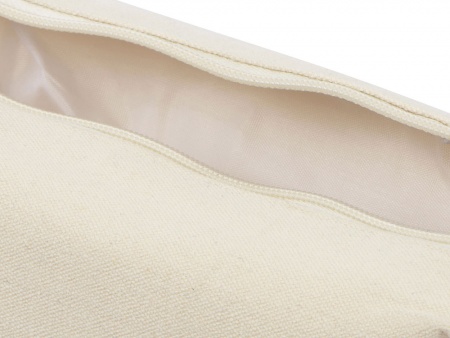 Косметичка "Jute" с ручкой из хлопка и джута, натуральный