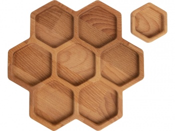 Менажница соты с одной соусницей "Соты"