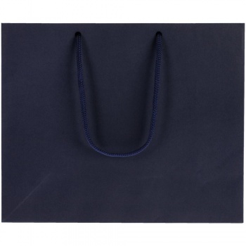Пакет бумажный Porta S, горизонтальный, темно-синий