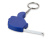Брелок-рулетка, 1 м., синий
