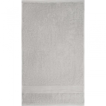 Полотенце махровое «Тиффани», большое, светло-серое (лунный рок)