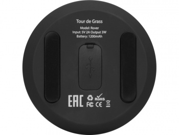 Портативная колонка Rover с защитой от воды, черный