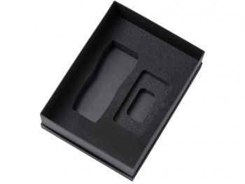 Подарочный набор c вакуумной термокружкой и повербанком С1, оранжевый