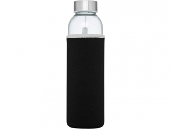 Спортивная бутылка Bodhi из стекла объемом 500 мл, черный