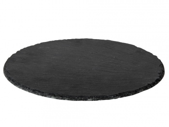 Круглая доска Moon для закусок, сланцевая 25 см