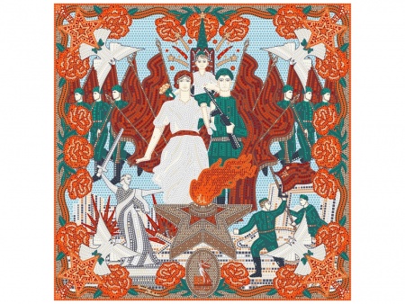 Платок «80 лет Великой Победы»