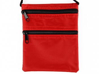 Нагрудный кошелек «Путешествие», красный