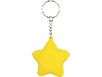 Брелок-антистресс "Звезда", желтый