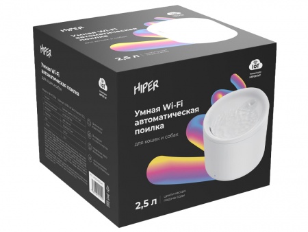 Умная Wi-Fi поилка «IoT Pet Fountain», 2500 мл, белый