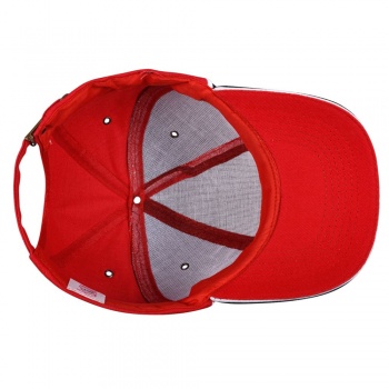 Бейсболка Unit Smart, черная с красным