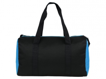 Сумка спортивная Master с цветными молниями, неоново-голубой