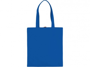 Сумка Clip из хлопка 340 г/м2 с застежкой из экокожи, синий