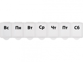 Футляр для мелочей "One week", прозрачный