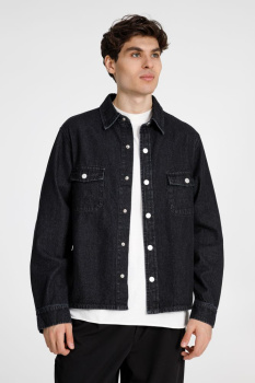 Куртка джинсовая O3, черная