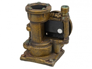 Часы-карандашница, бронзовый