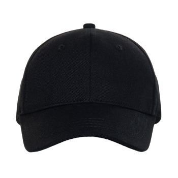 Бейсболка STAN 6 клиньев хлопок 330, 06, Чёрный,  (20)  (56-58)