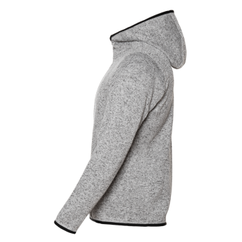 Толстовка унисекс STAN на молнии вязанный флис, 320, 67, Серый меланж,  (50)  (50/L)
