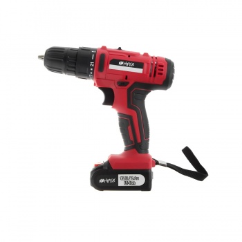 Шуруповерт аккумуляторный HIPER HCD12В, 12В, в кейсе, Li-ion батарея 2,0 Ач (2 шт), 30Нм