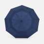 Складной зонт Dome Double с двойным куполом, темно-синий