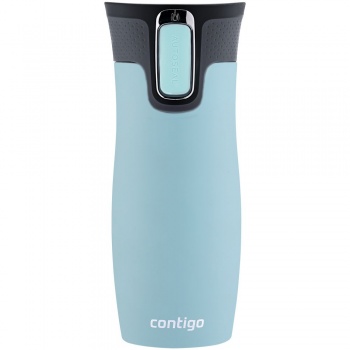 Термостакан Contigo West Loop, вакуумный, голубой
