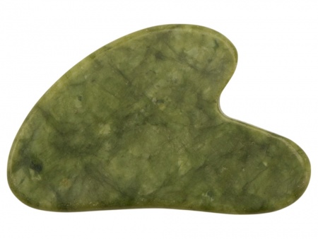 Сет роллер и гуаша "Rituals" из нефрита, зеленый