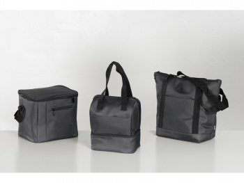 Сумка-холодильник «Cool» с плечевым ремнем, темно-серый