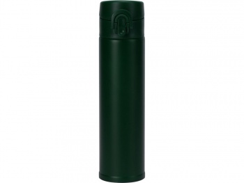 Вакуумная герметичная термокружка «Inter», глубокий зеленый, нерж. сталь (Р)