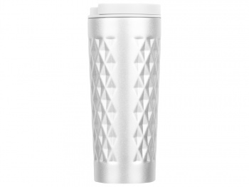 Герметичная вакуумная термокружка "Matrix",450 мл, серебристый