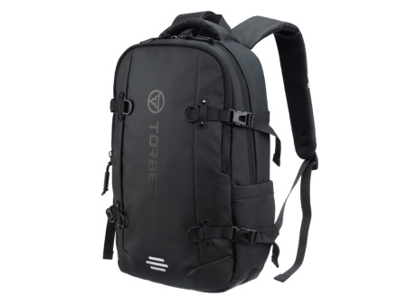 Рюкзак спортивный TORBER Xtreme 18", чёрный, 31 х 12 х 46 см, 17л