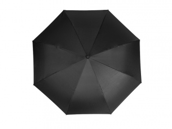 Зонт-трость наоборот Inversa, полуавтомат, черный/желтый (Р)