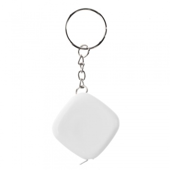 Брелок с рулеткой Metric, белый