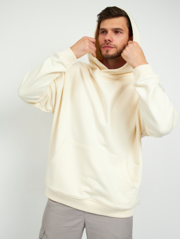 Худи унисекс STAN оверсайз футер без начёса 350, 66, Графит,  (101)  (50/L)