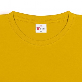 Футболка унисекс T-Bolka 180, желтая