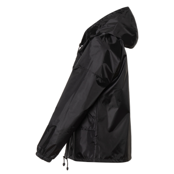 Ветровка унисекс STAN таффета 190T PU, 65, 306, Чёрный,  (20)  (48/M)