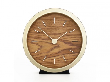 Часы настенные "Gracie" XS, натуральные с золотистым