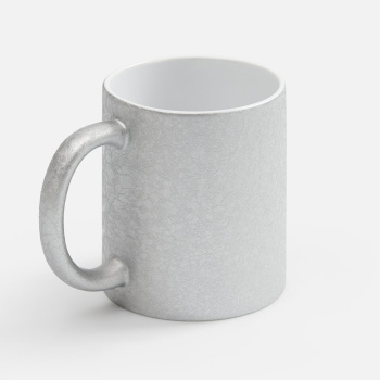 Кружка для сублимационной печати Sagredo, серебристая