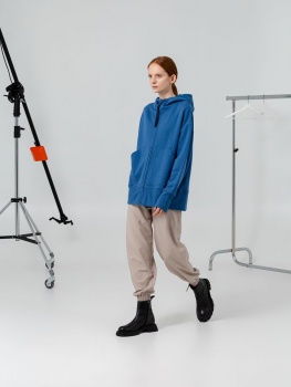 Толстовка унисекс Kosmos 1.0, синяя