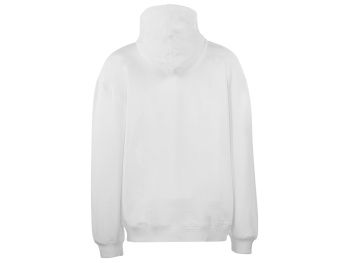 Толстовка оверсайз с капюшоном на молнии «Monaco», белый