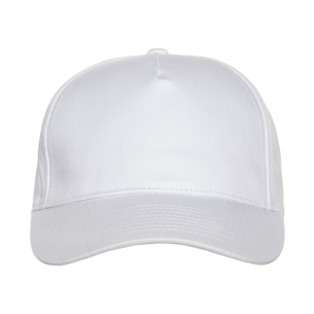 Бейсболка STAN 5 клиньев хлопок 150, 10L, Белый,  (10)  (56-58/ONE SIZE)