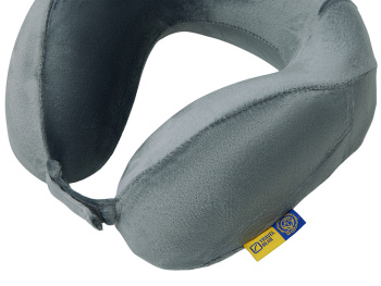 Подушка для путешествий с эффектом памяти Travel Blue Tranquility Pillow, увеличенная (212), цвет серый