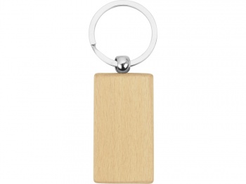 Брелок "Wood RCT" прямоугольный, бежевый